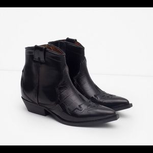 Zara cowboy boots